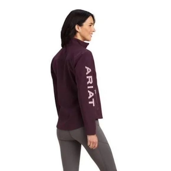 Ariat Women's New Team Softshell Jacket - Mulberry Heather - XXL - Picture 2 of 16